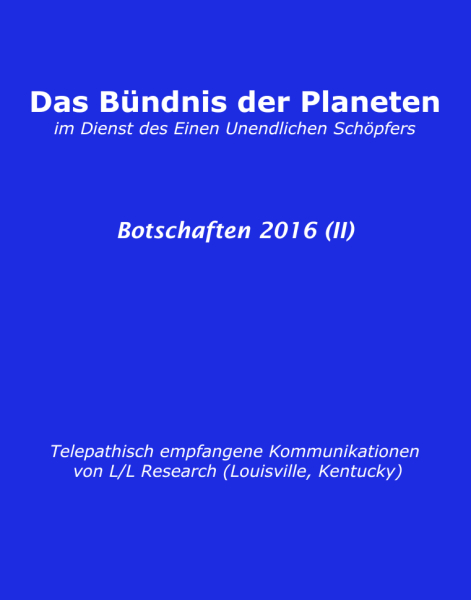 Botschaften 2016 (II) Cover